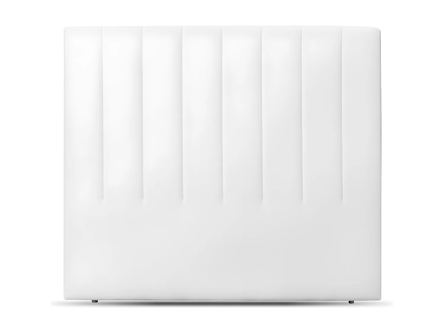 New York Cabecero de Cama. Polipiel. Alto: 130 cm (para 135 o 150) Blanco 150x130 cm