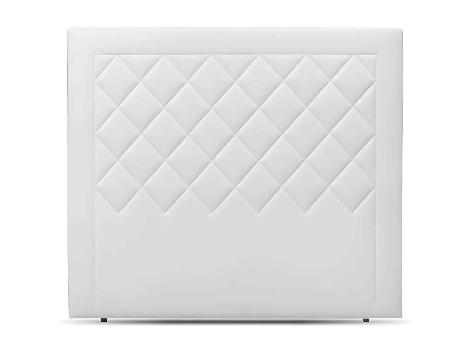 Monaco. Cabecero de Cama en Polipiel. 130 cm de alto (para 135 o 150) Blanco 135x130 cm