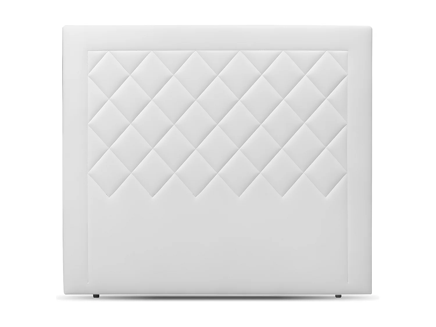 Monaco. Cabecero de Cama en Polipiel. 130 cm de alto (para 135 o 150) Blanco 135x130 cm