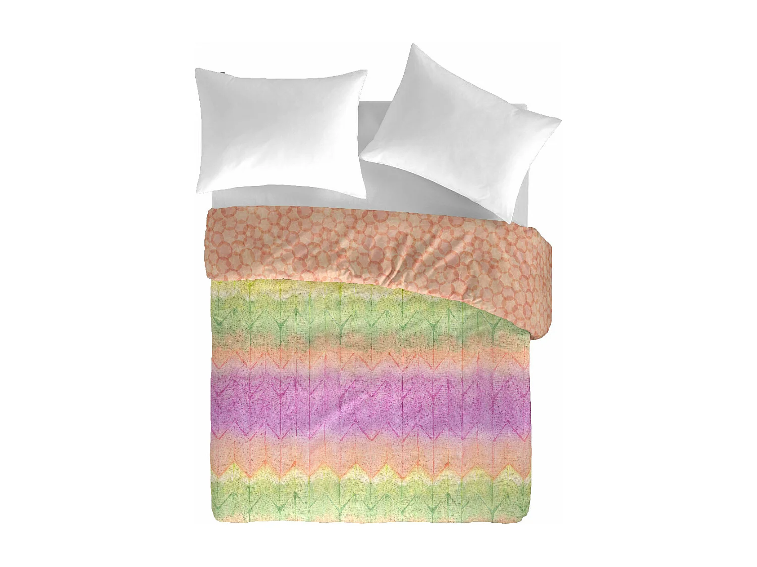 Funda nórdica reversible 100% algodón 155x220 cm MIKA A-B