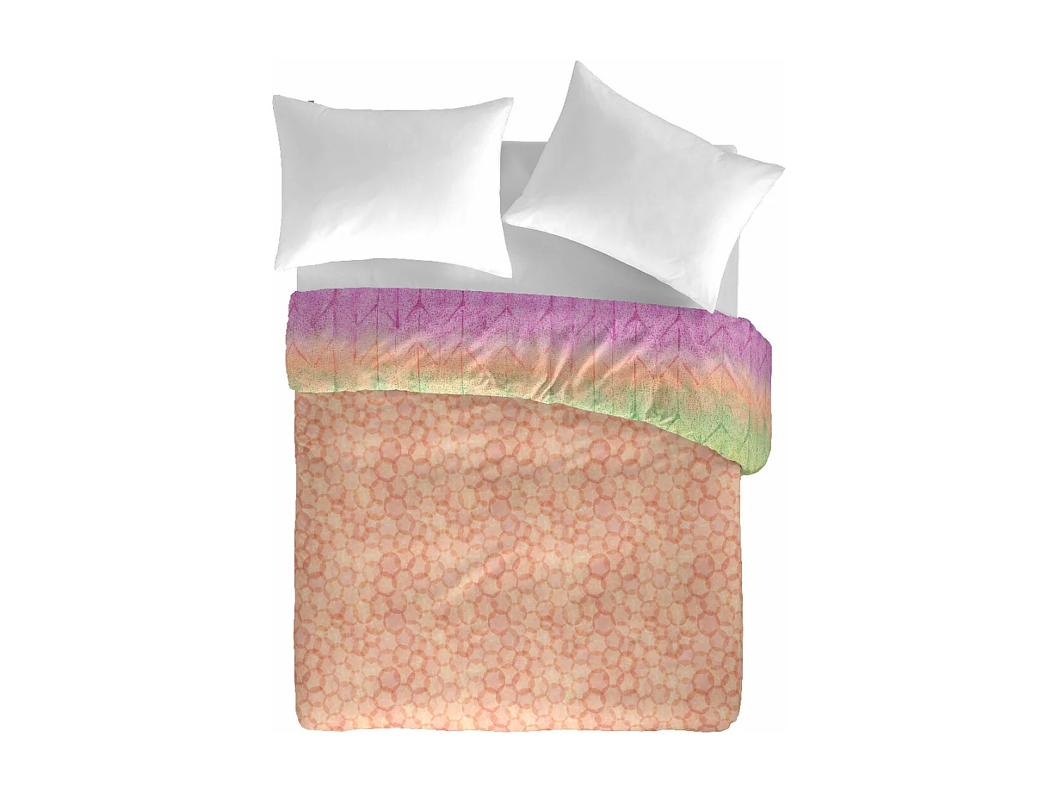 Funda nórdica reversible 100% algodón 155x220 cm MIKA A-B