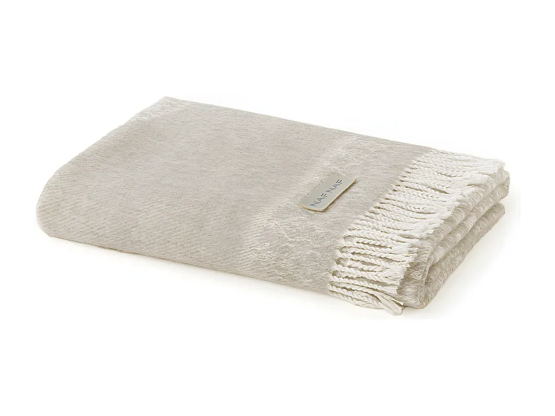 Plaid taupe 130x170 cm RABELAIS