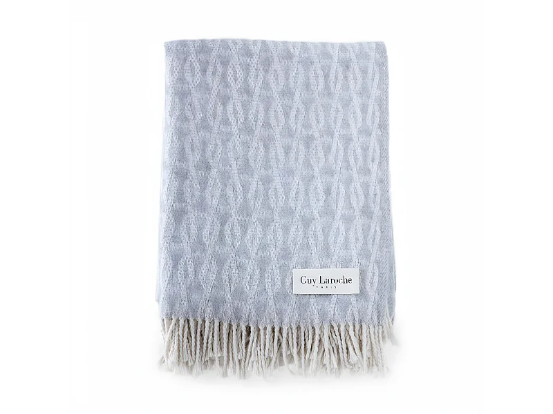 Plaid gris 130x170 cm VIENNE