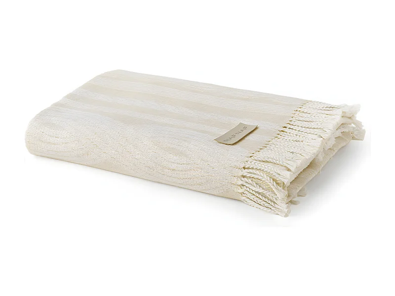 Plaid beige 130x170 cm FONTAINE