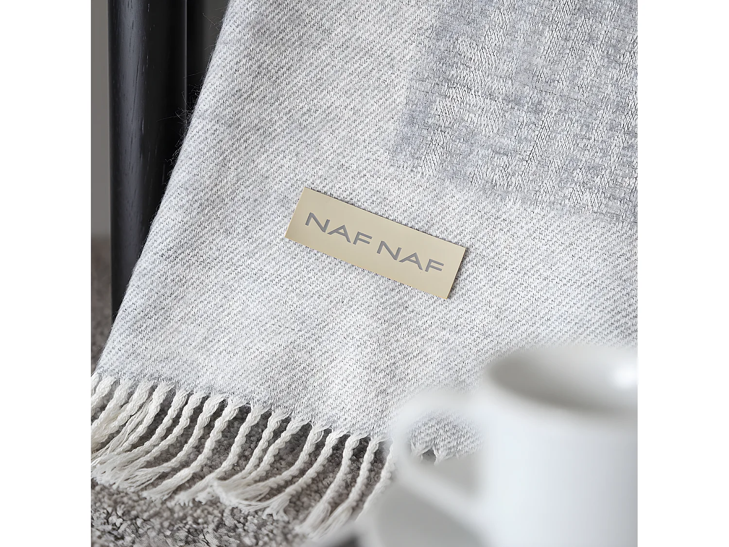 Plaid beige 130x170 cm BRAILLE