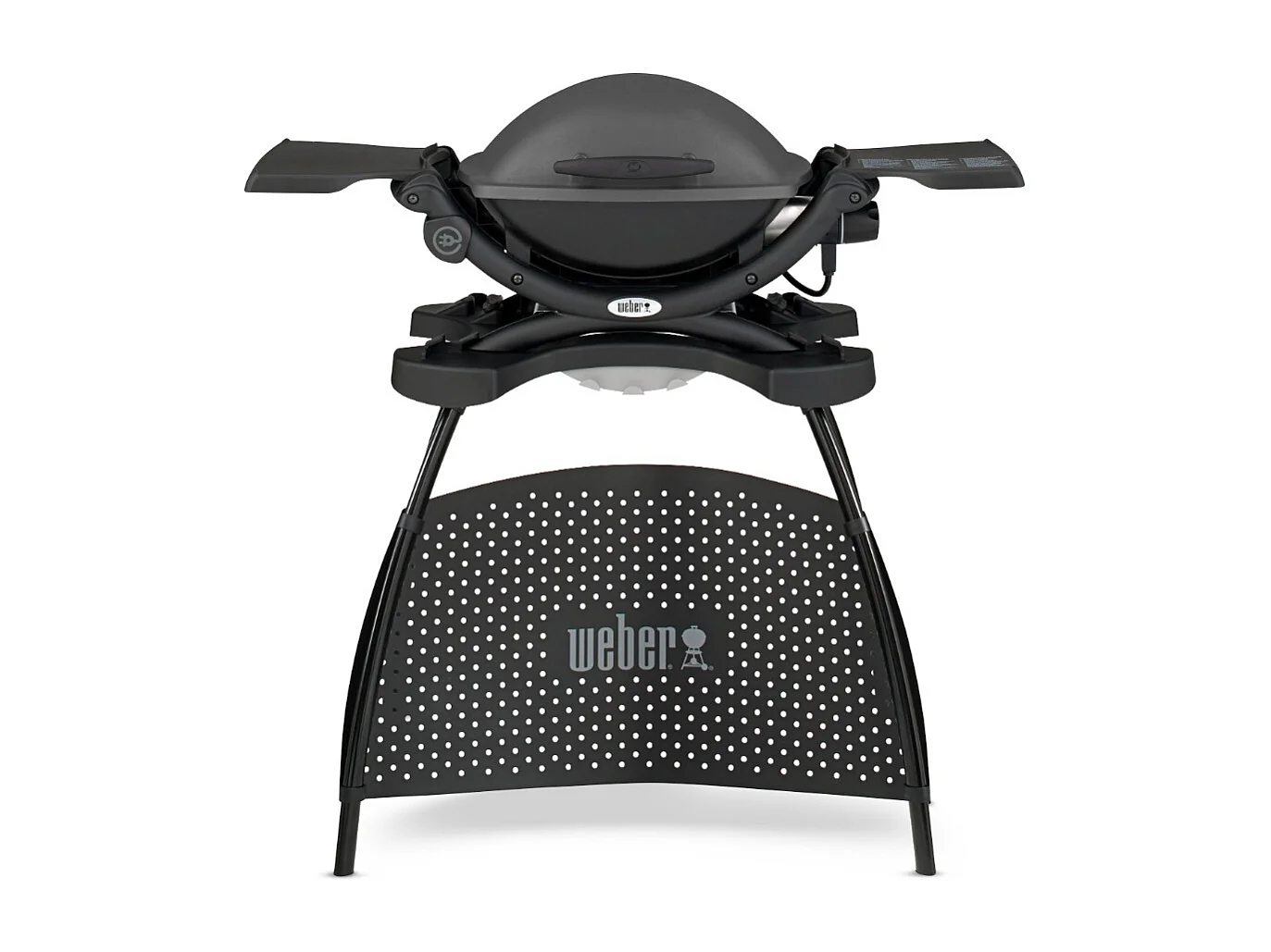 Barbacoa eléctrica Weber Q1400STAND 2200W Gris Oscuro - Diseño Original y Práctico