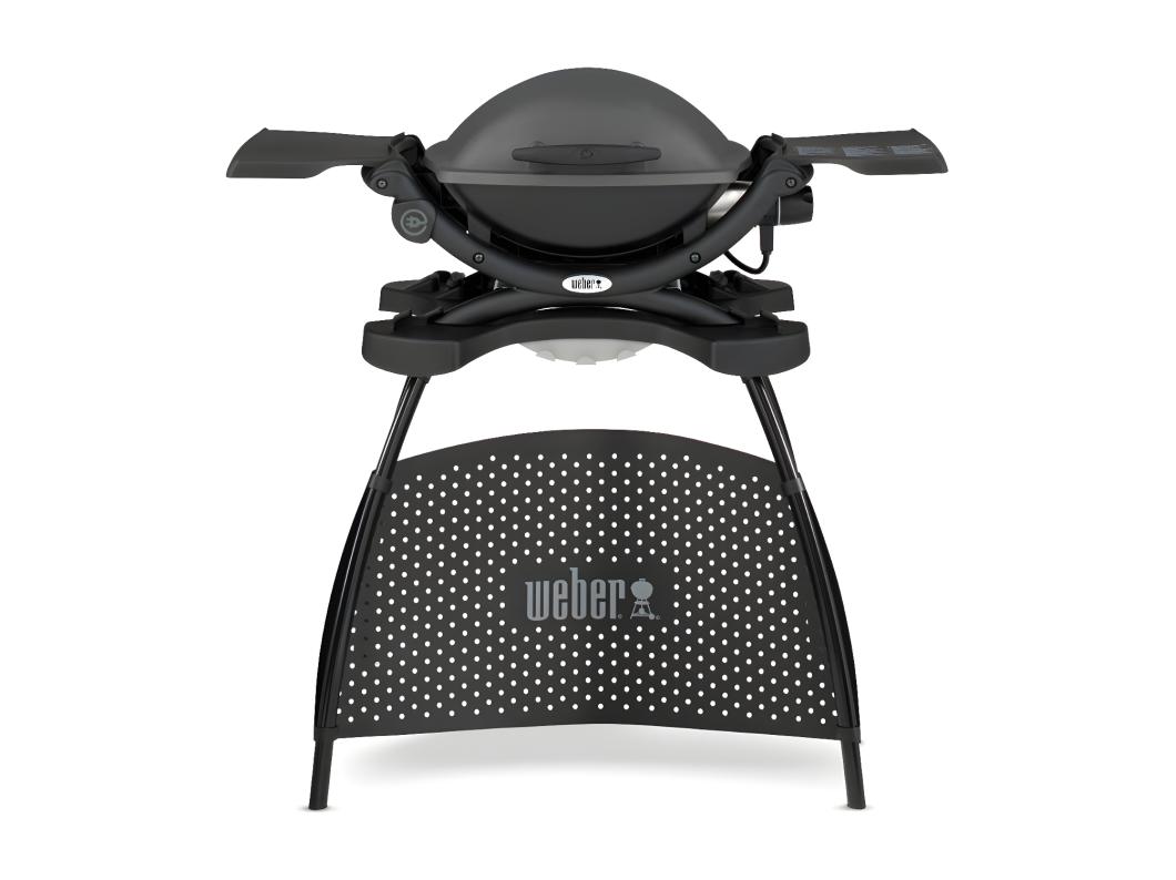 Weber Barbecue électrique sur pieds 2200w gris foncé - q1400stand