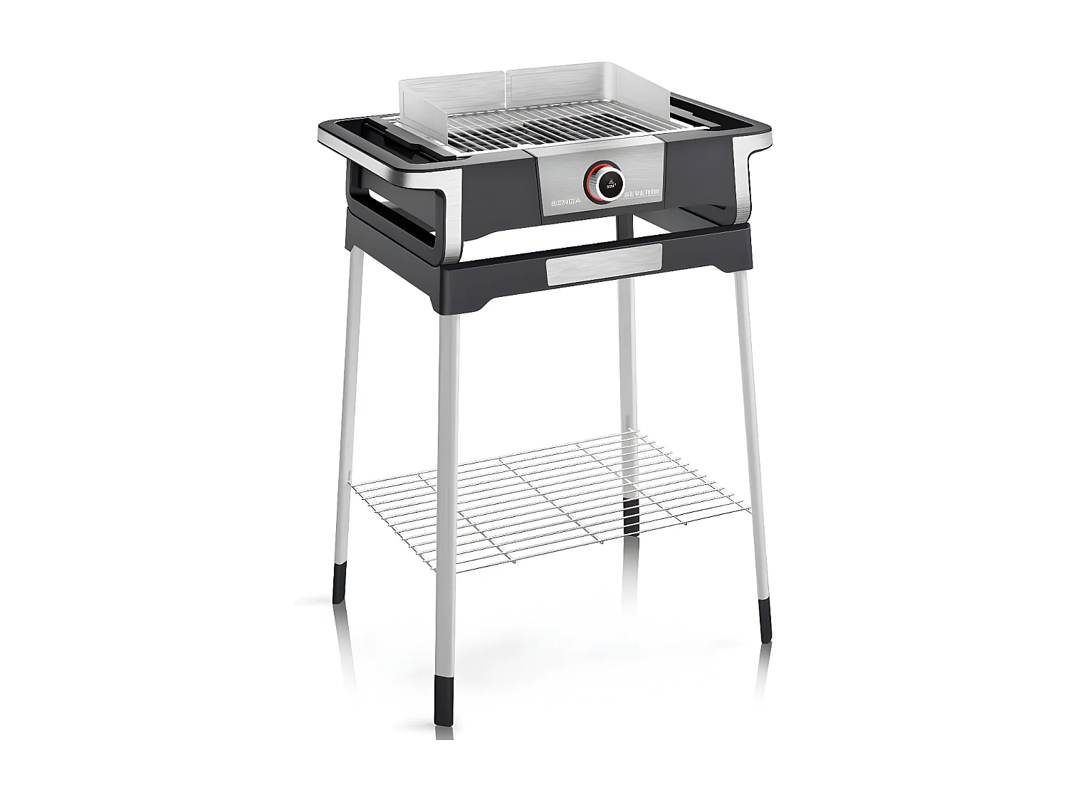 Severin Barbecue électrique sur pieds 3000w noir/inox - pg8118