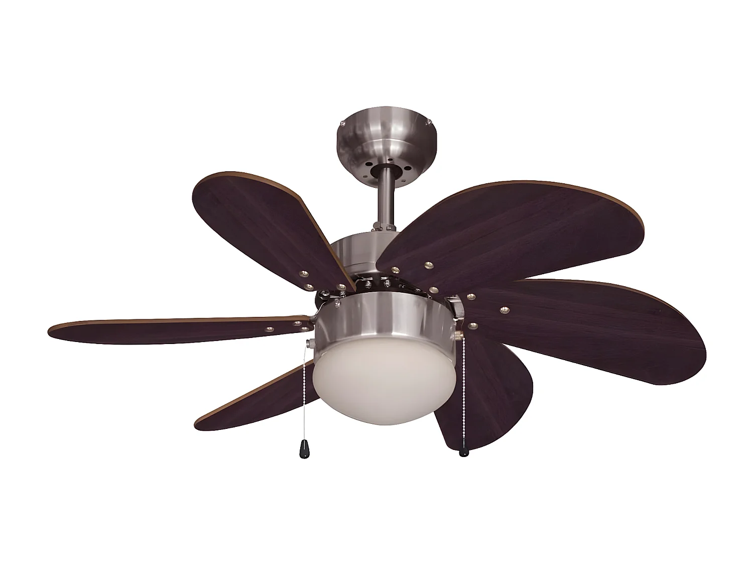 Bestron Ventilateur de plafond 75cm avec lampe - DC30BC