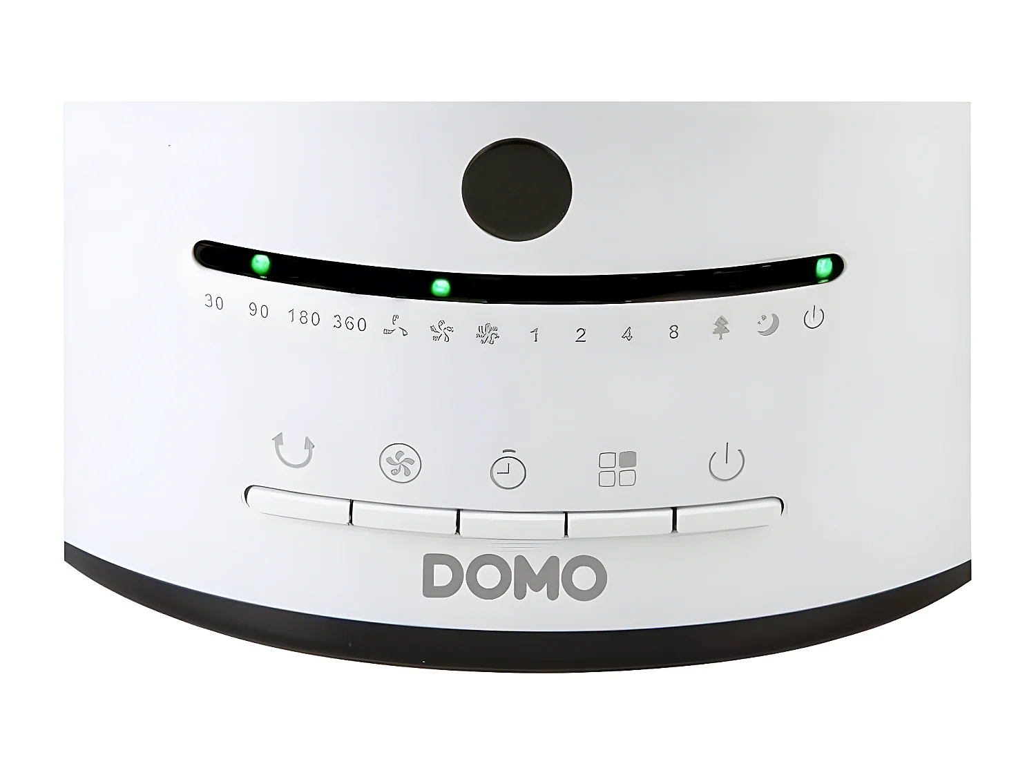Domo Ventilateur de table 20cm 45w 3 vitesses blanc - DO8148