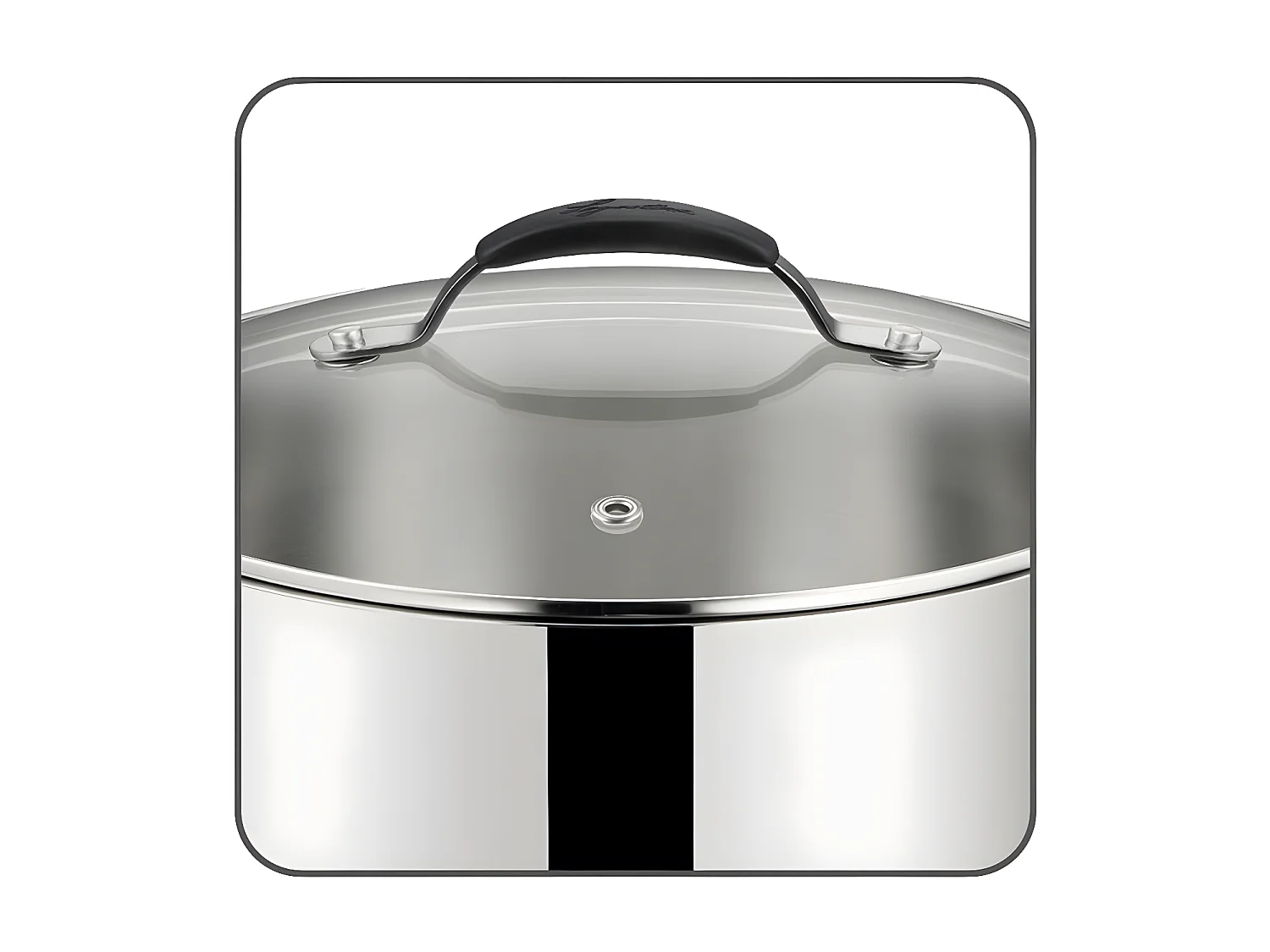 Lagostina Faitout inox 18cm avec couvercle - 12896031618