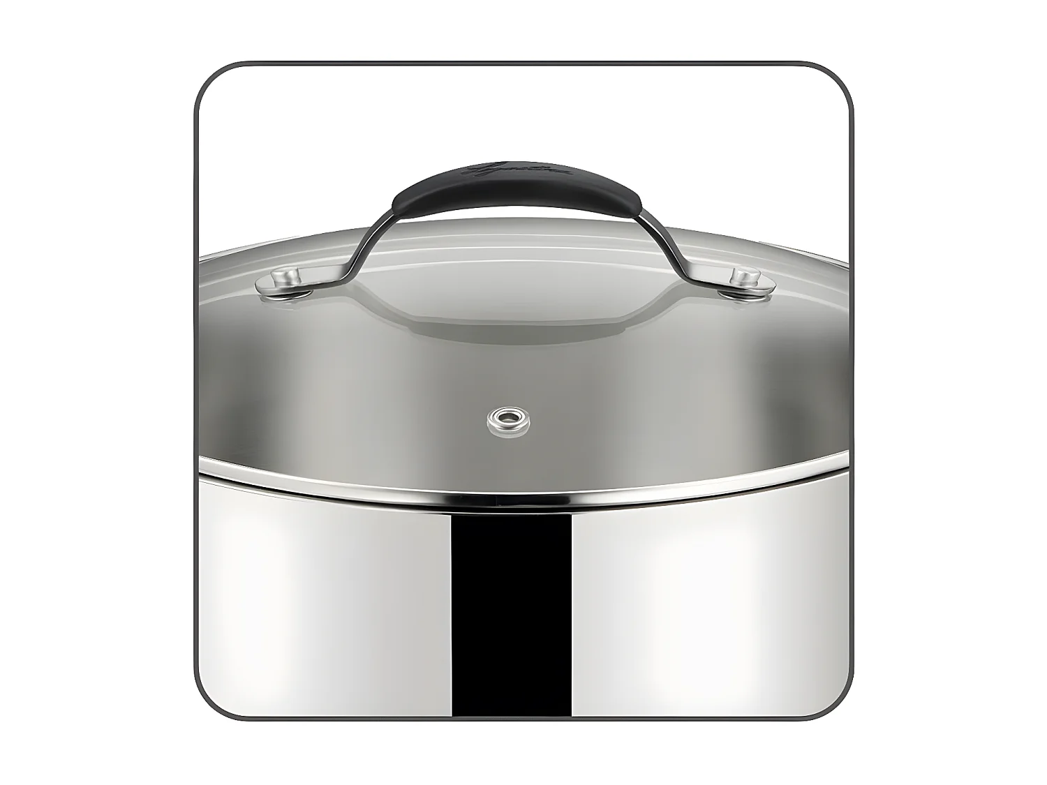 Lagostina Marmite inox 20 cm + couvercle - 12896020520
