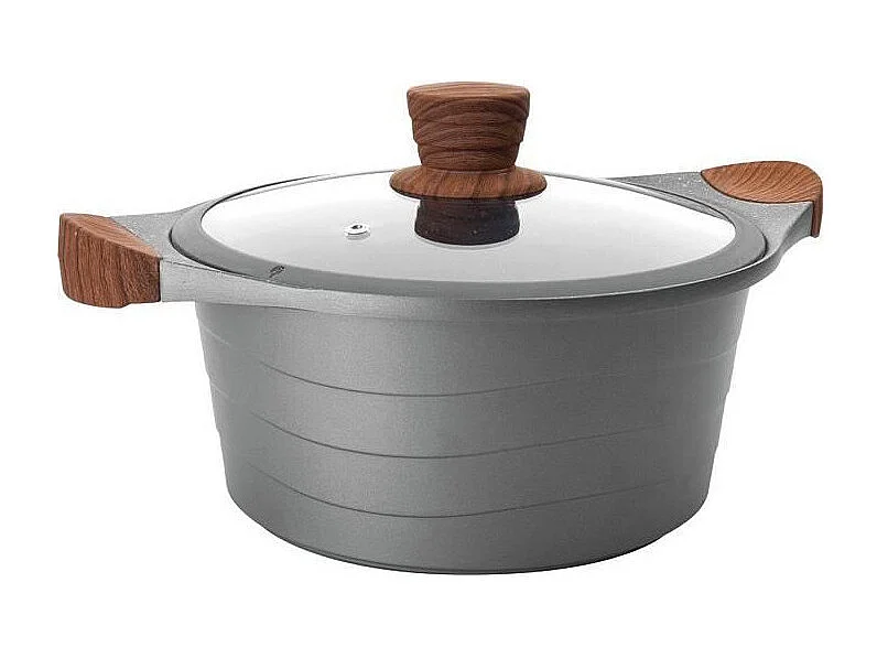 Lacor Faitout fonte d'aluminium 28cm + couvercle - 27328