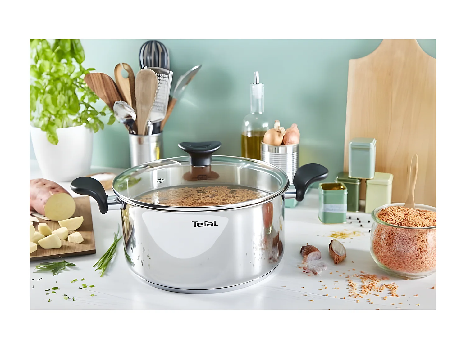 24 cm braadpan + deksel - Tefal