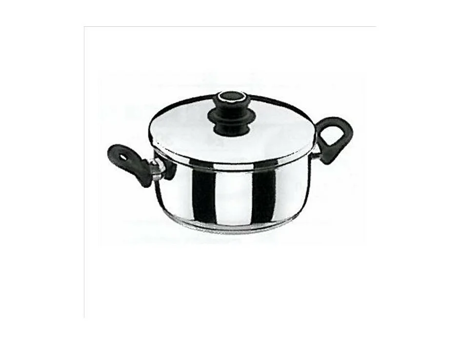 Lacor Faitout inox 26cm + couvercle - 85026