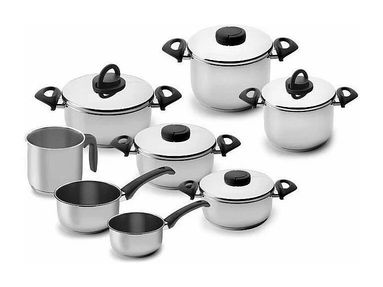 Lacor Faitout inox 26cm + couvercle - 85026