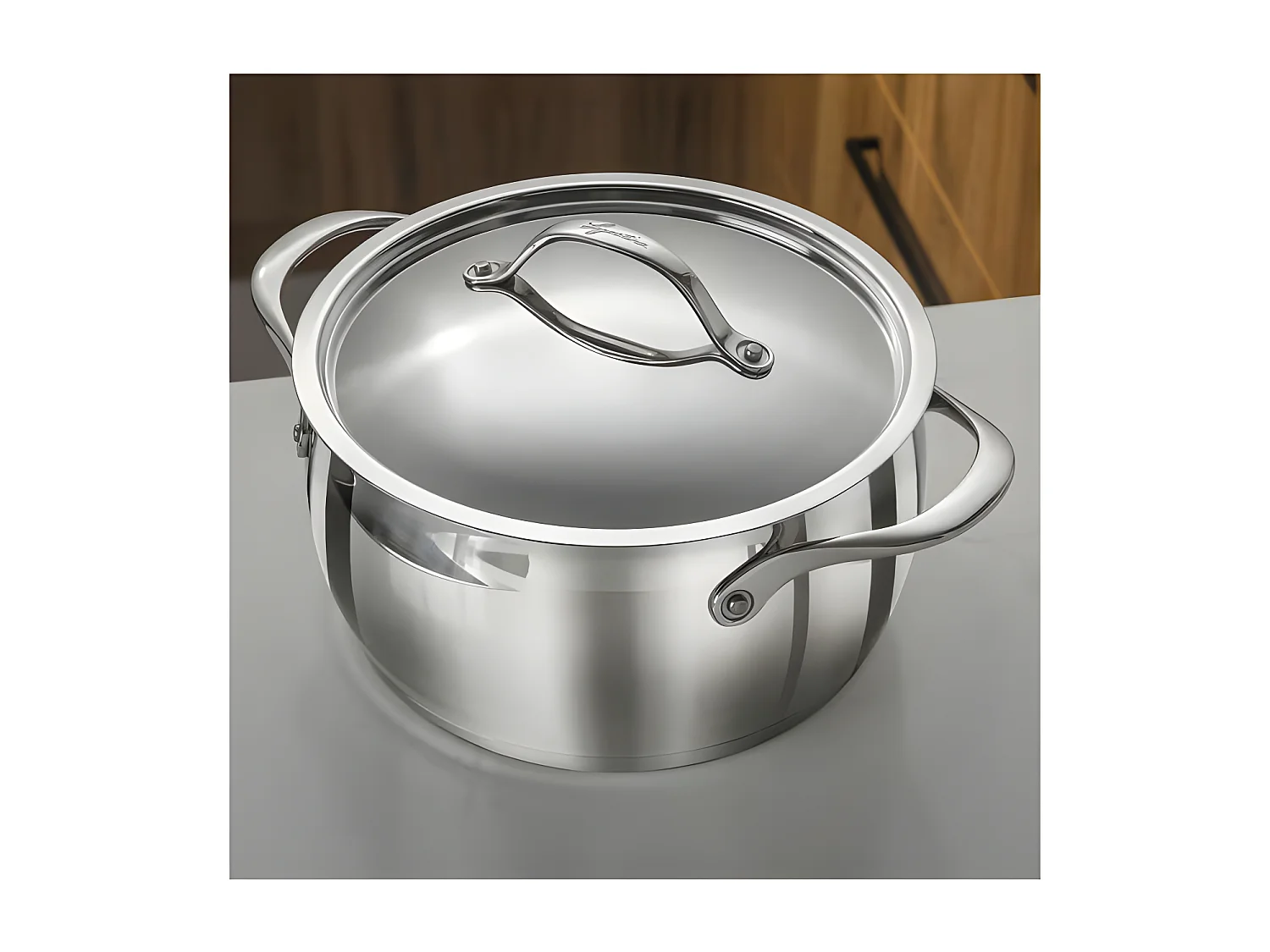 Lagostina Faitout inox 26cm + couvercle - 011108031626