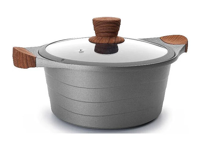 Lacor Faitout fonte d'aluminium 20cm + couvercle - 27320