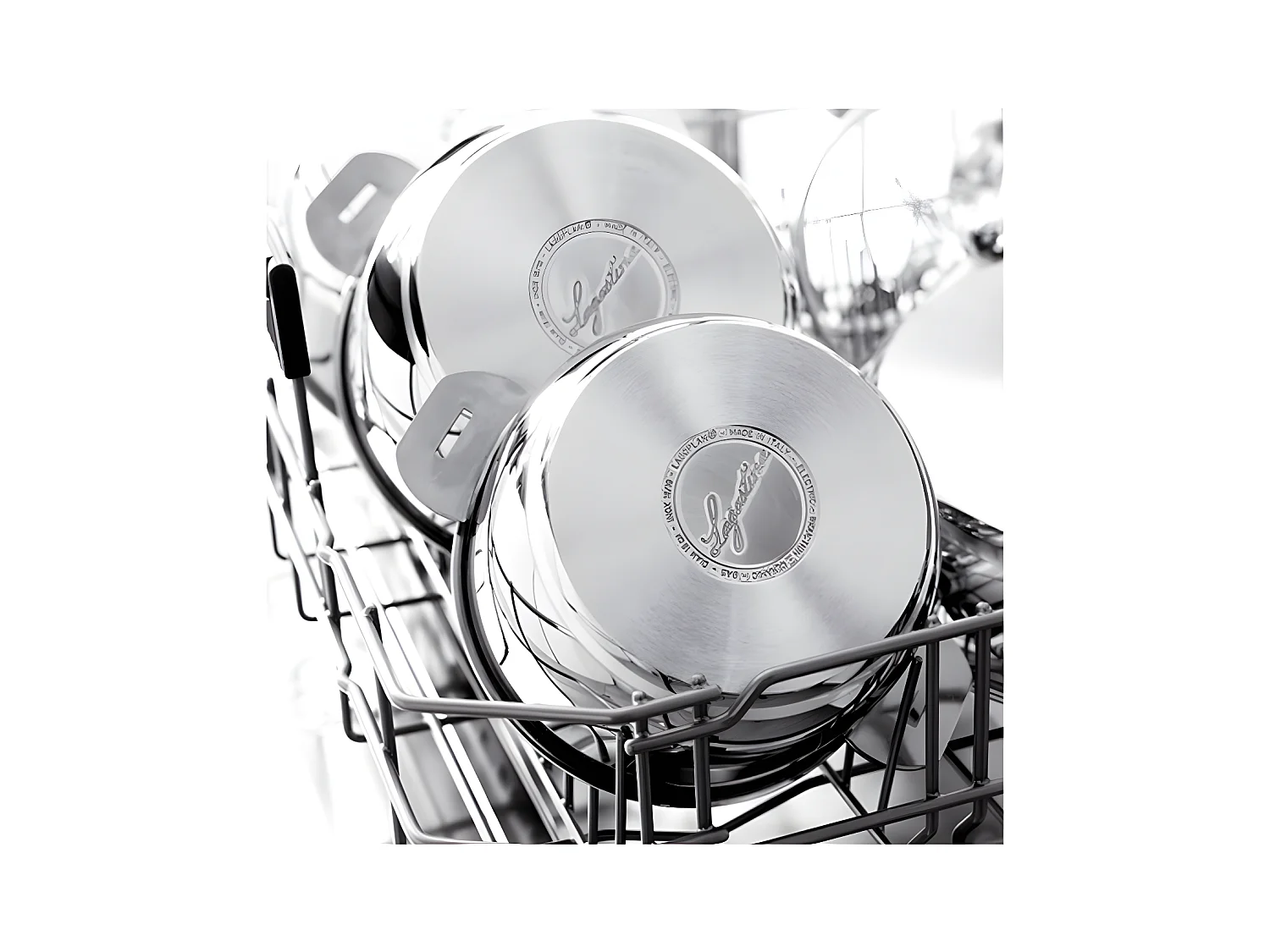 Lagostina Marmite inox 24cm + couvercle en verre - 012138020524