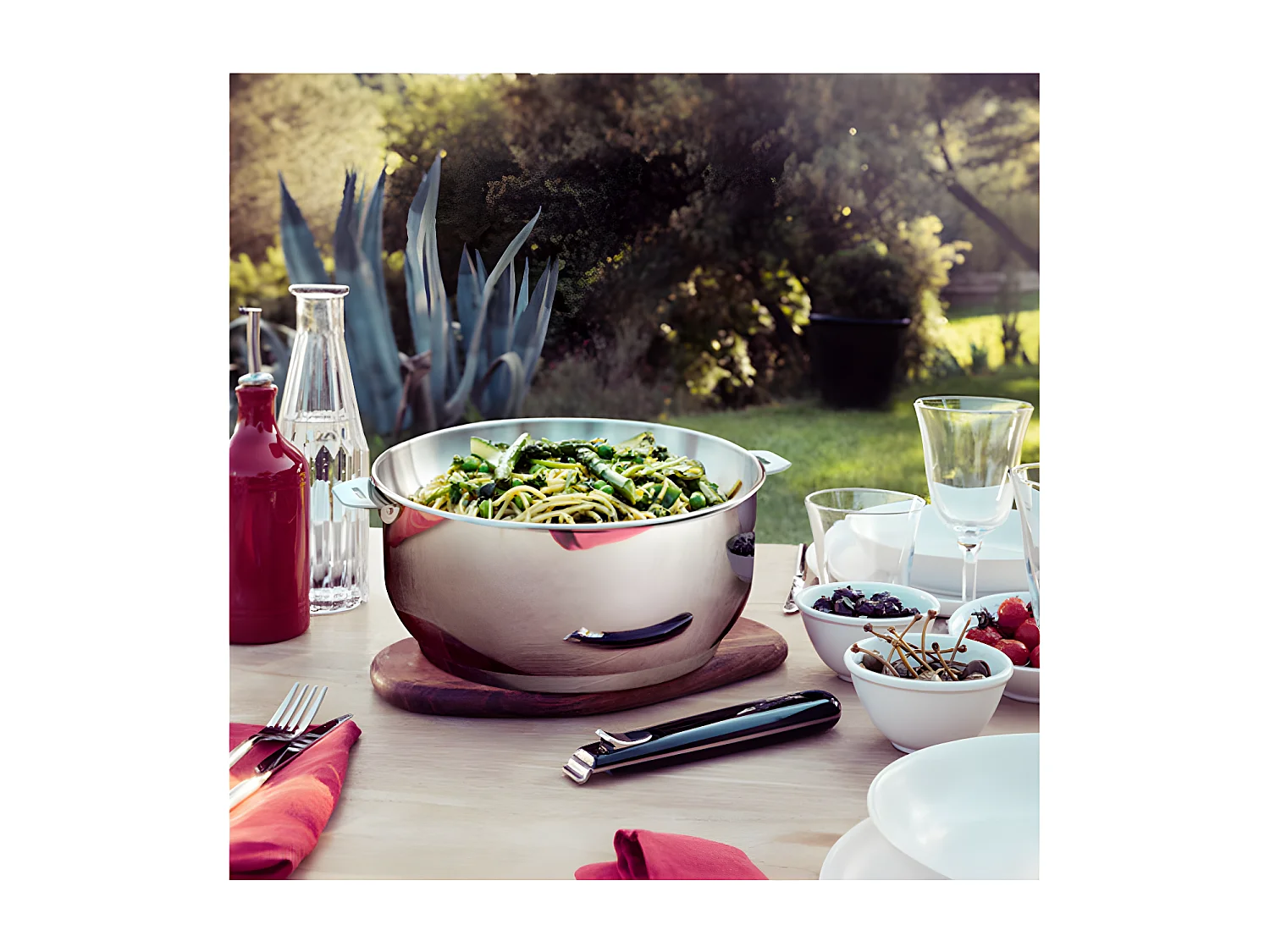 Lagostina Marmite inox 24cm + couvercle en verre - 012138020524