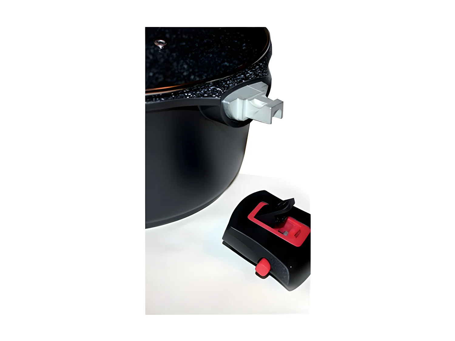 Baumalu Faitout aluminium anti-adhésif 24cm + couvercle - 383606