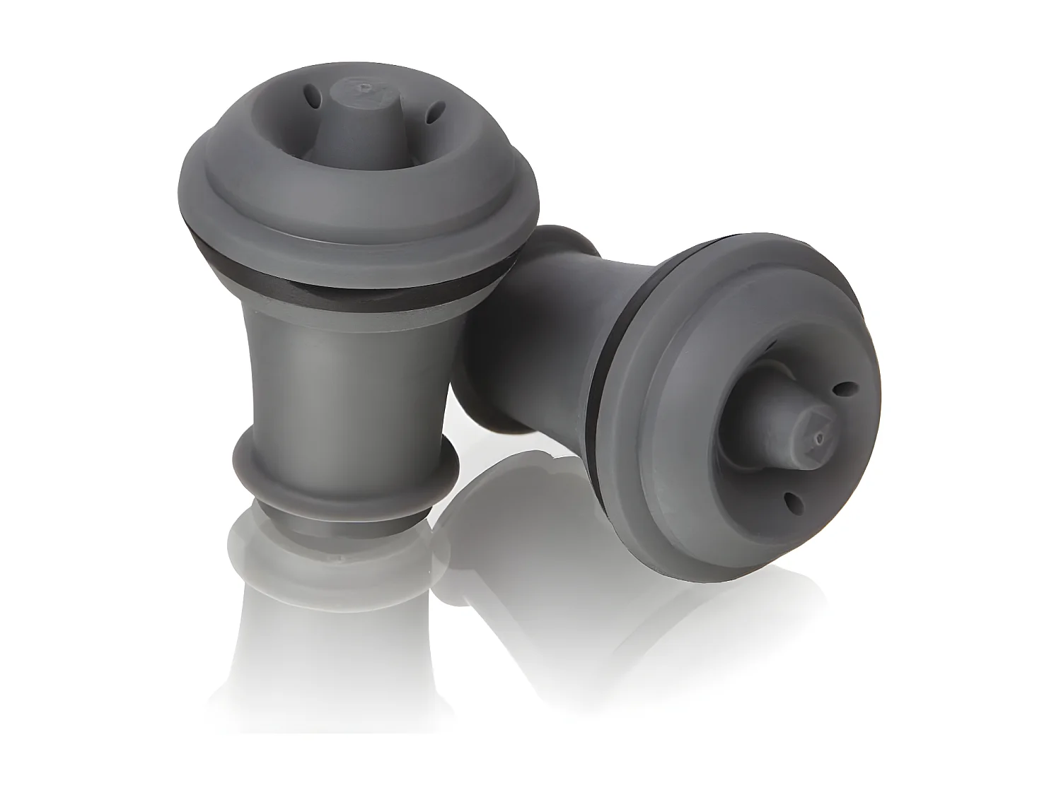 Set de 2 bouchons pour pompe à vin