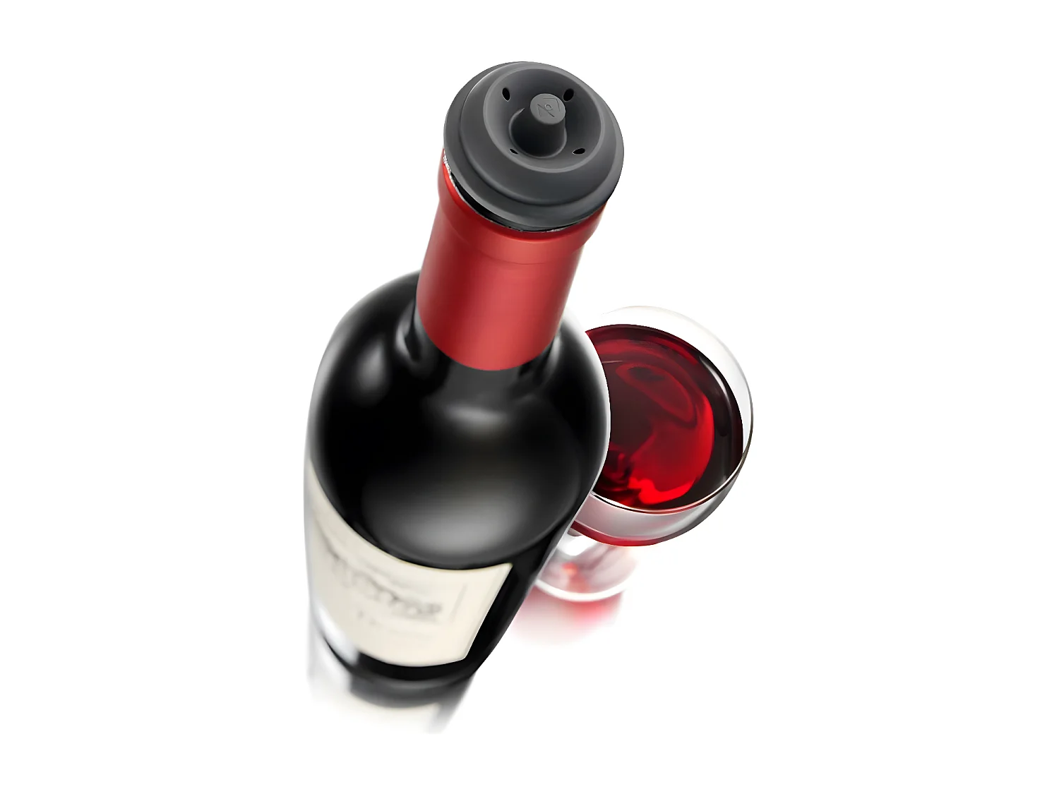 Set de 2 bouchons pour pompe à vin