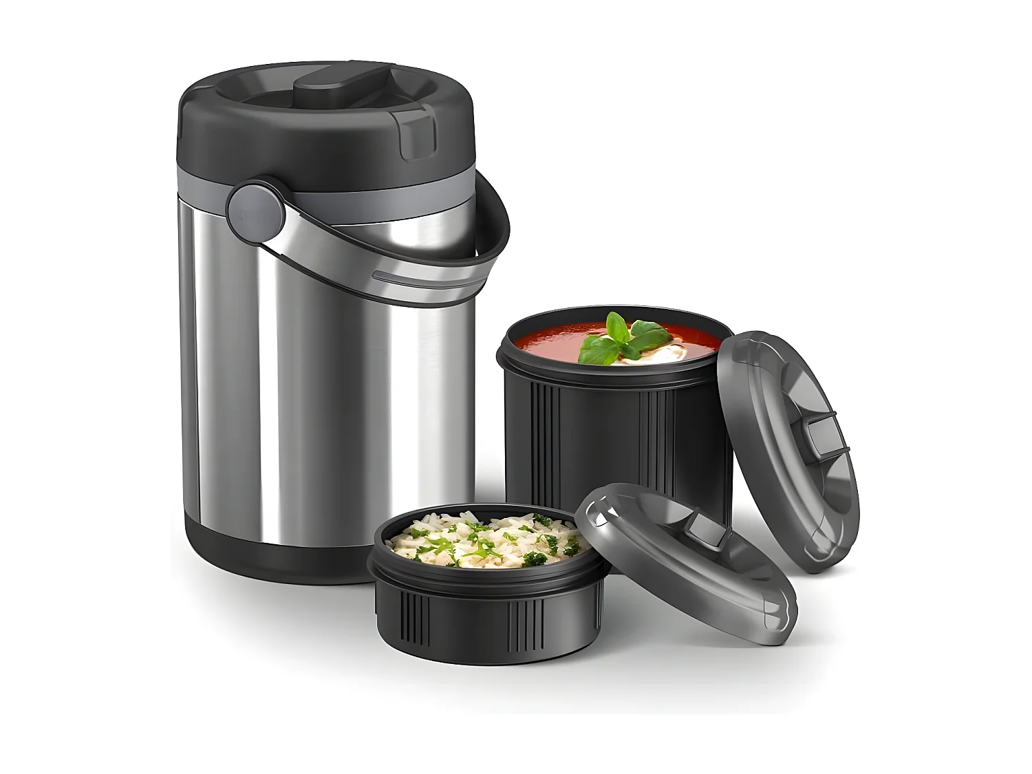 Emsa Boîte alimentaire isotherme 1.7l noir et anthracite - 0000509245