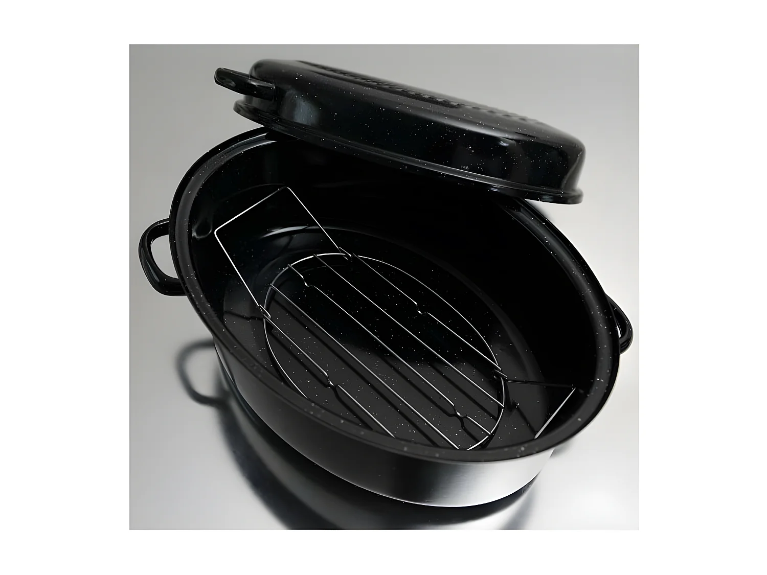 Kochstar Daubière en acier émaillé 34cm noir - k32711034