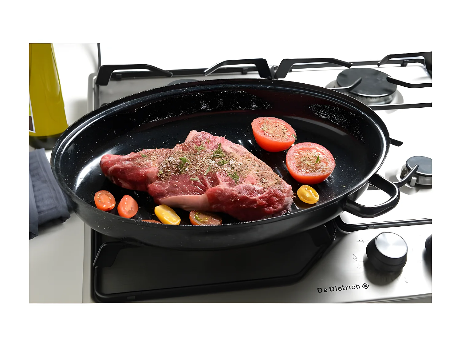 Kochstar Daubière en acier émaillé 34cm noir - k32711034