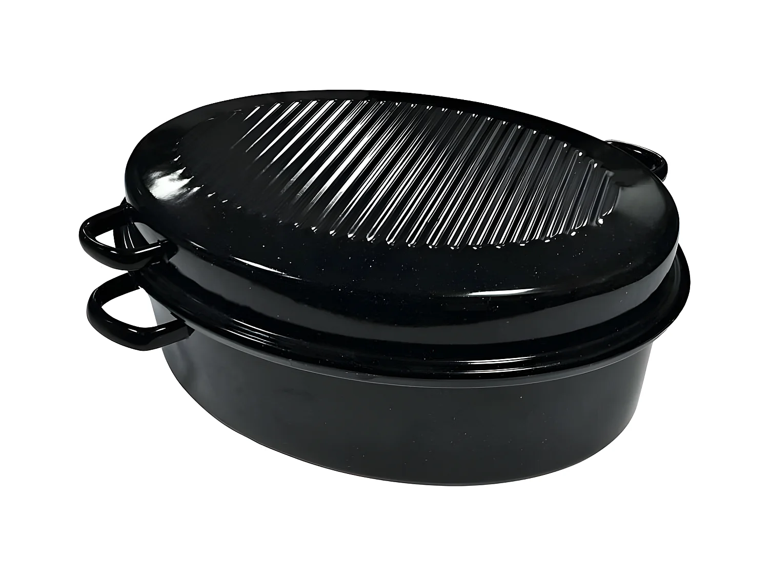 Kochstar Daubière en acier émaillé 38cm noir - k32711038