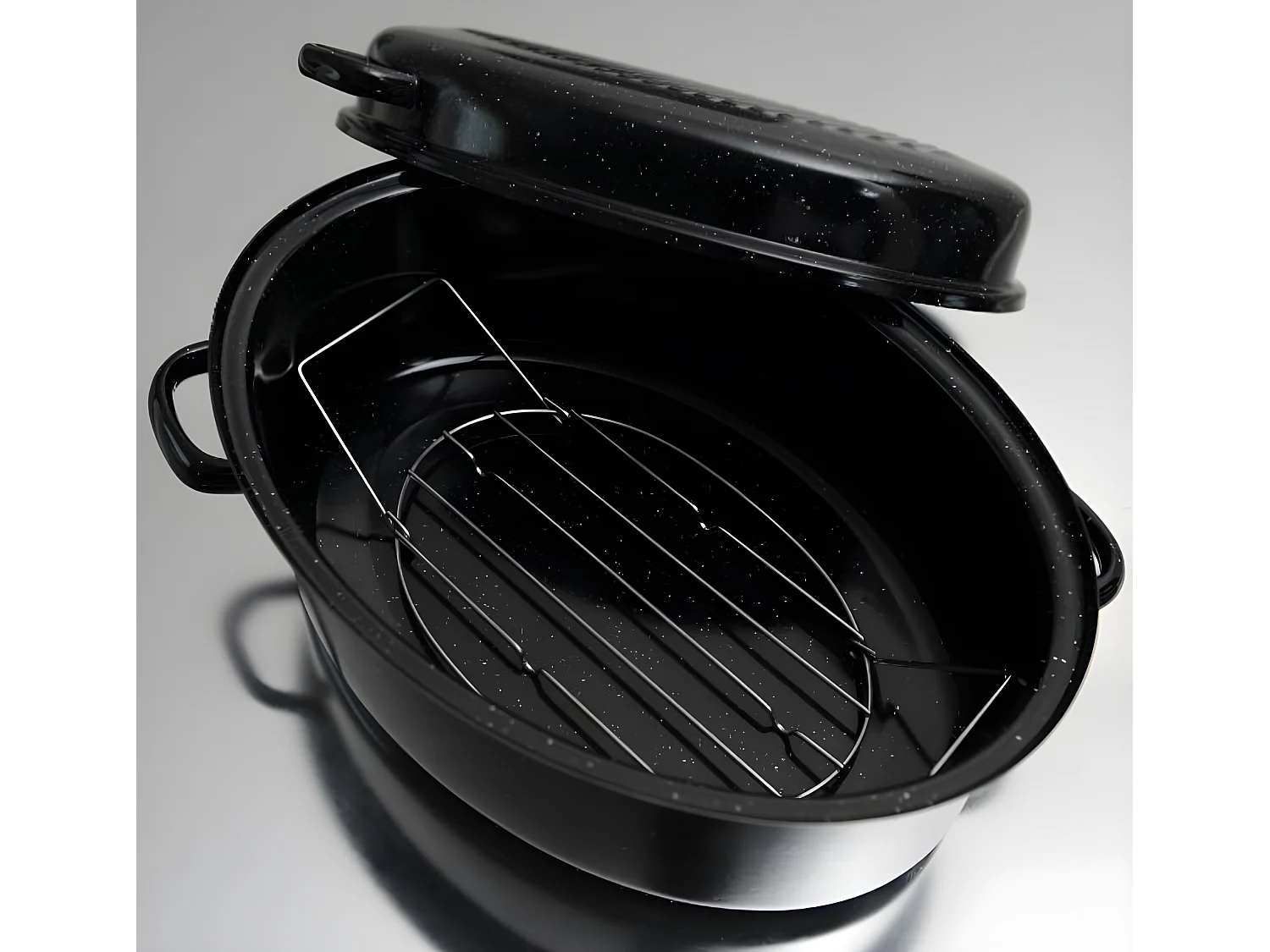 Kochstar Daubière en acier émaillé 38cm noir - k32711038