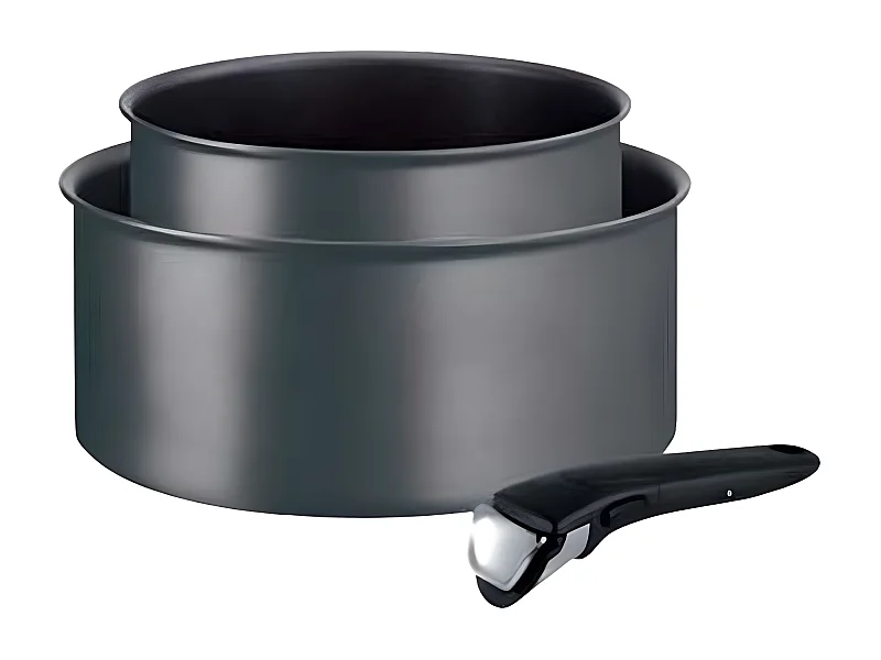 Tefal Lot de 2 casseroles 16/20cm anti-adhésives noir - L6859202