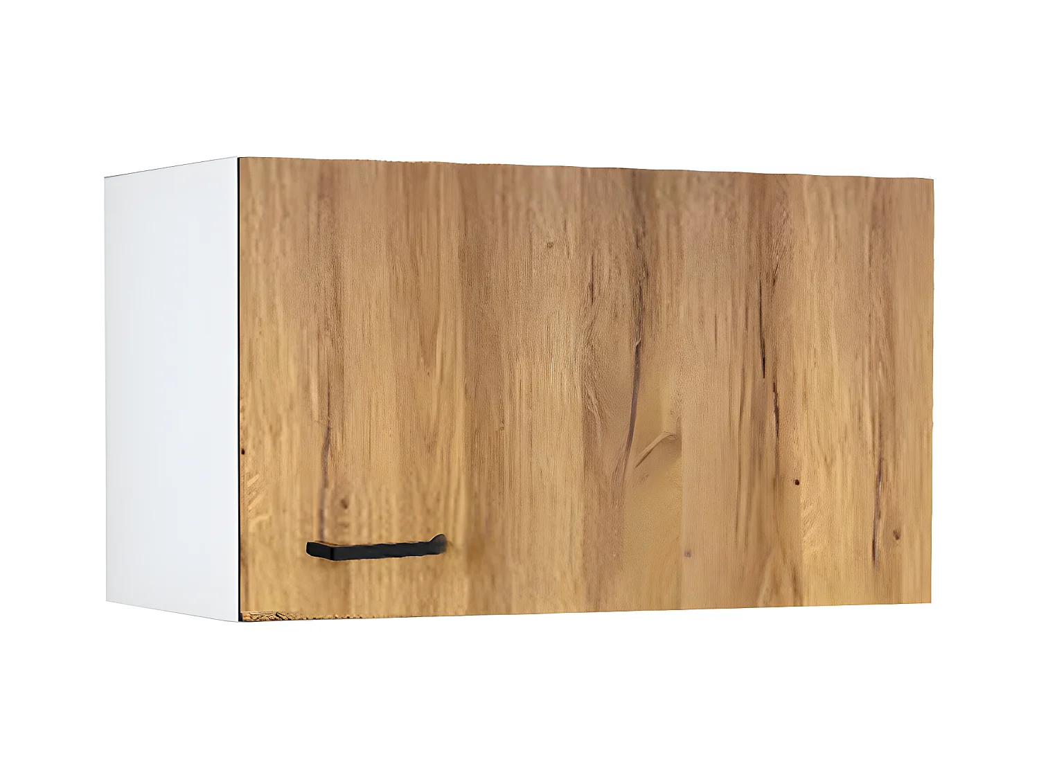 Cozinha completa de canto com plano de trabalho 416 cm natural e preto - TRATTORIA