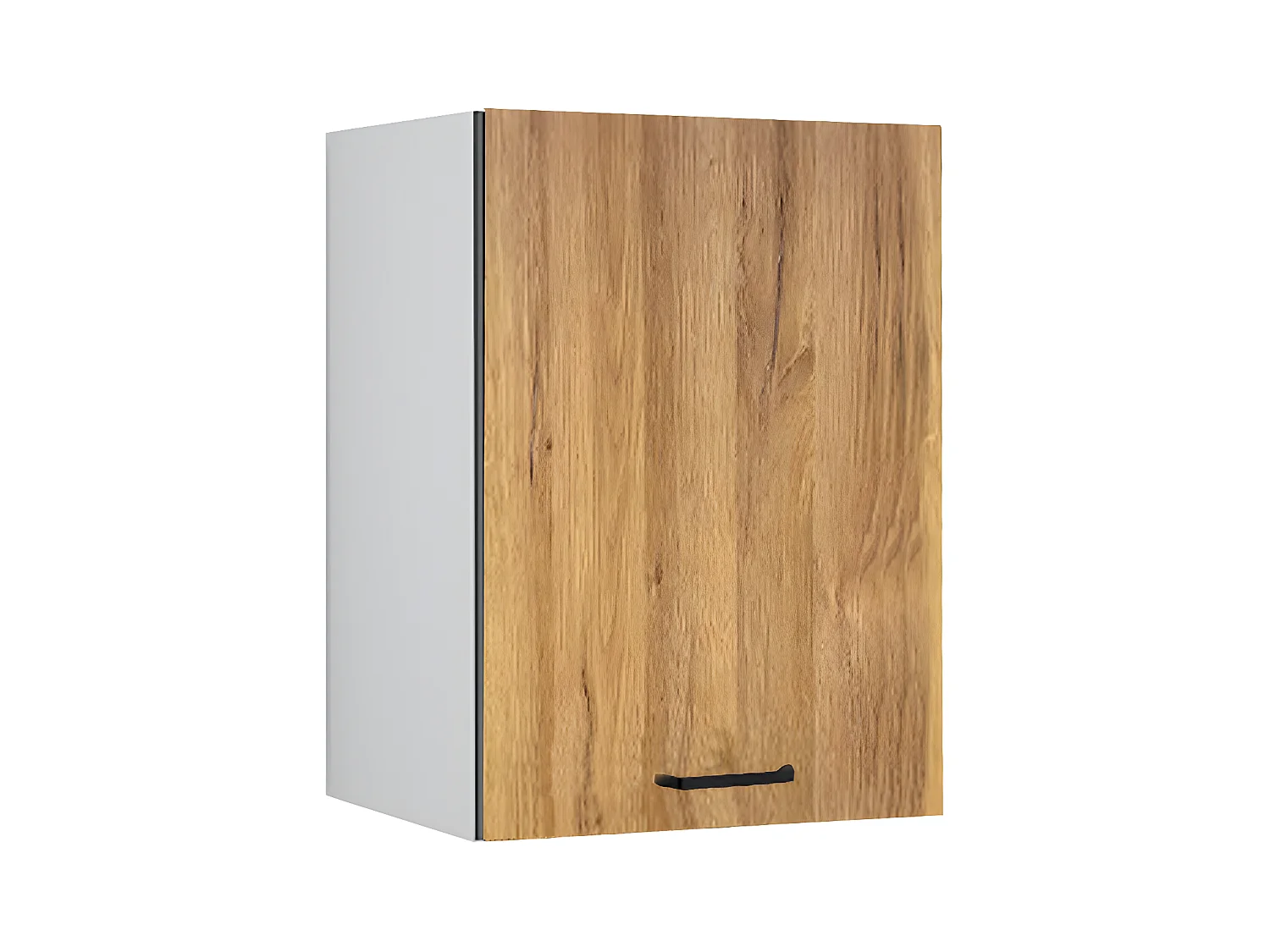 Cozinha completa de canto com plano de trabalho 416 cm natural e preto - TRATTORIA