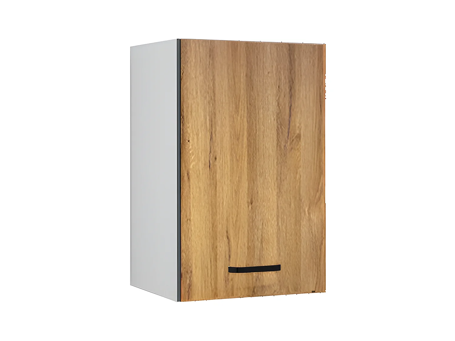 Cozinha completa de canto com plano de trabalho 416 cm natural e preto - TRATTORIA