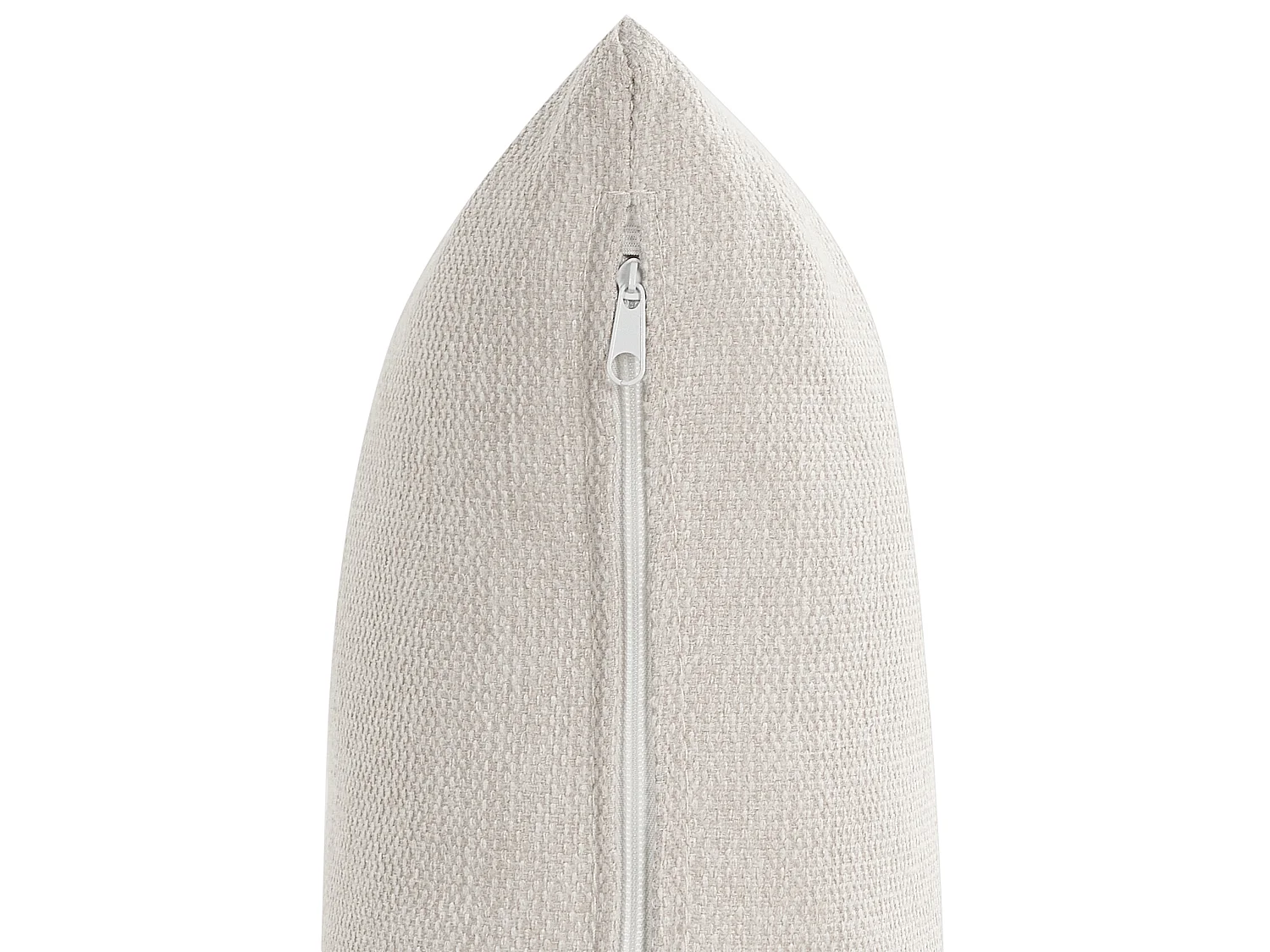 Canapé d'angle gauche 3 places en coton beige
