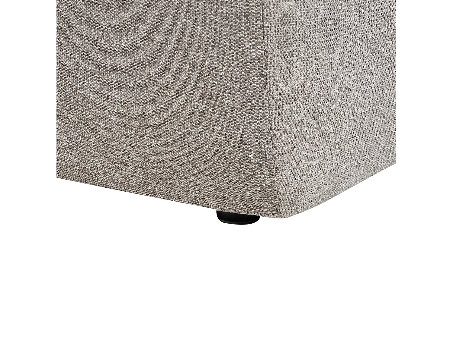 3-Sitzer Ecksofa L-förmig Stoff beige taupe Chaiselongue links 3 Kissen Svansele