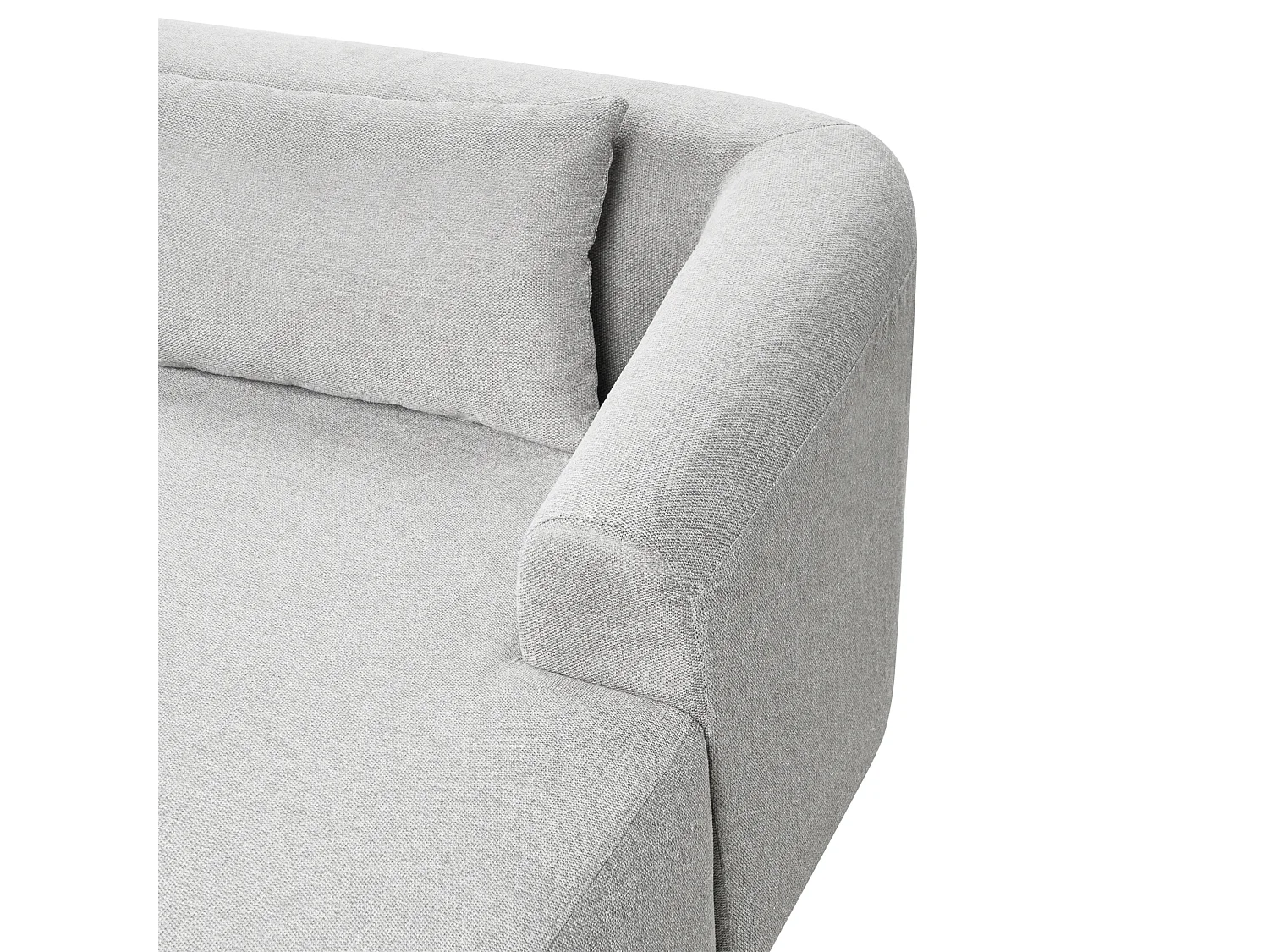 Narożnik SVANSELE Szary dla 3 osób Lewostronny