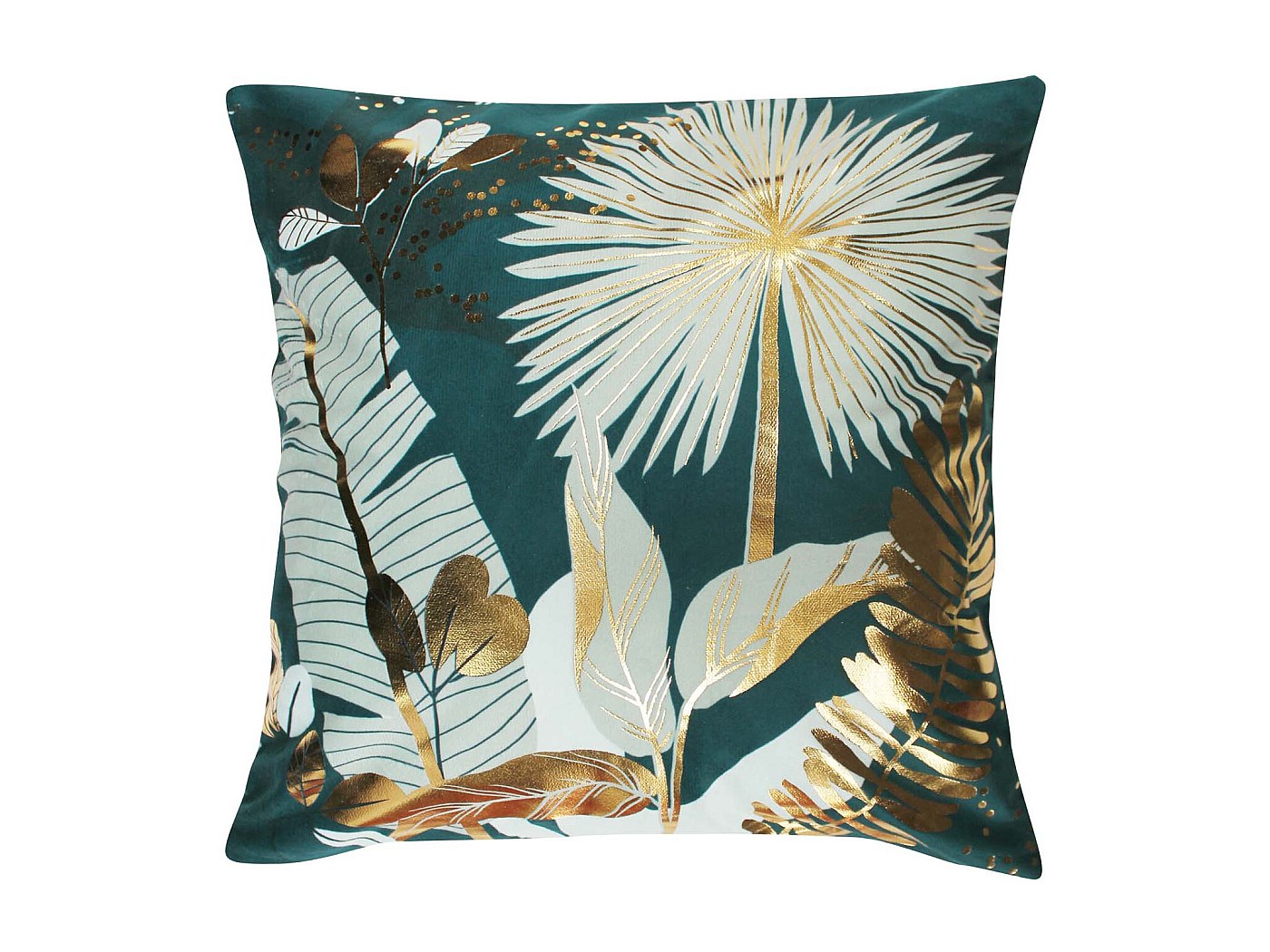 Housse De Coussin Noël 40x40cm - Motif Lutins Et Sapin, Polyester, Lavable, Fermeture éclair