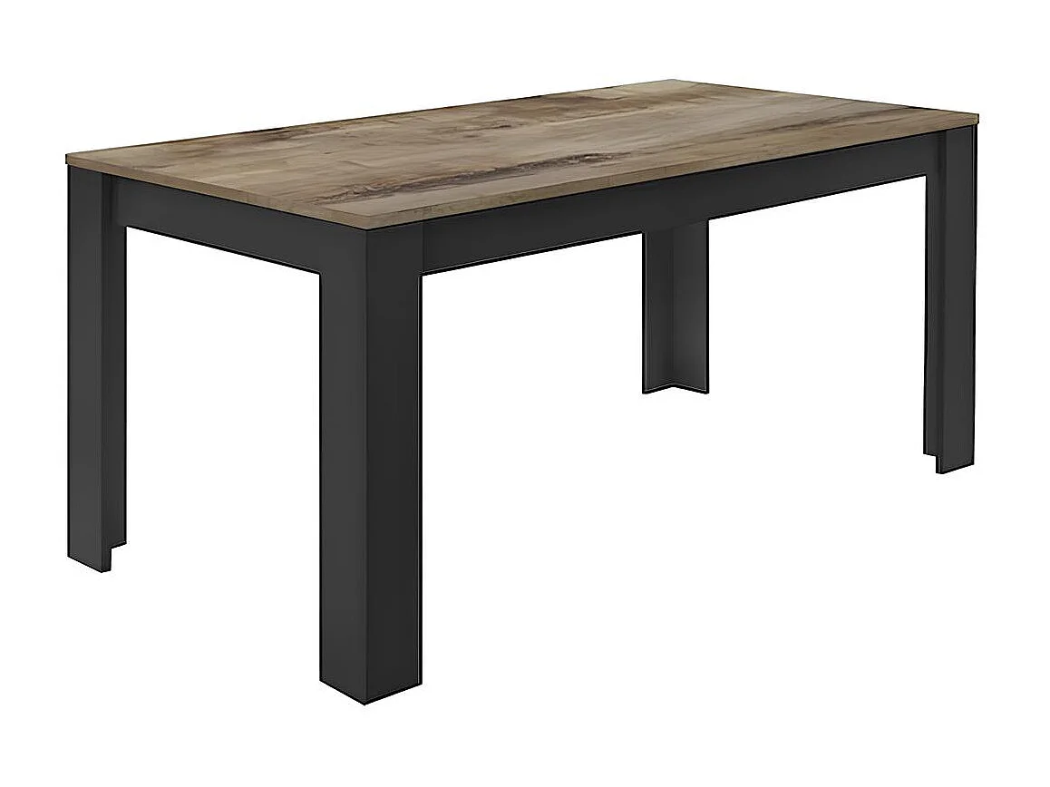 Salle à manger BASIC noir mat-pero - Sans Vitrine