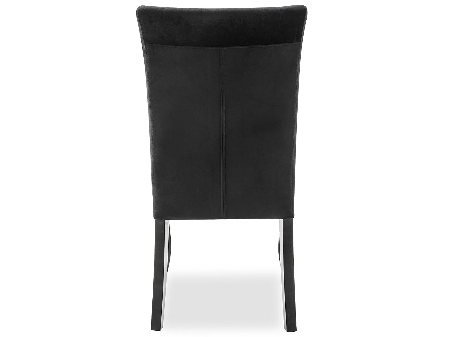 Lot de 4 chaises capitonnées Chaza Velours Noir