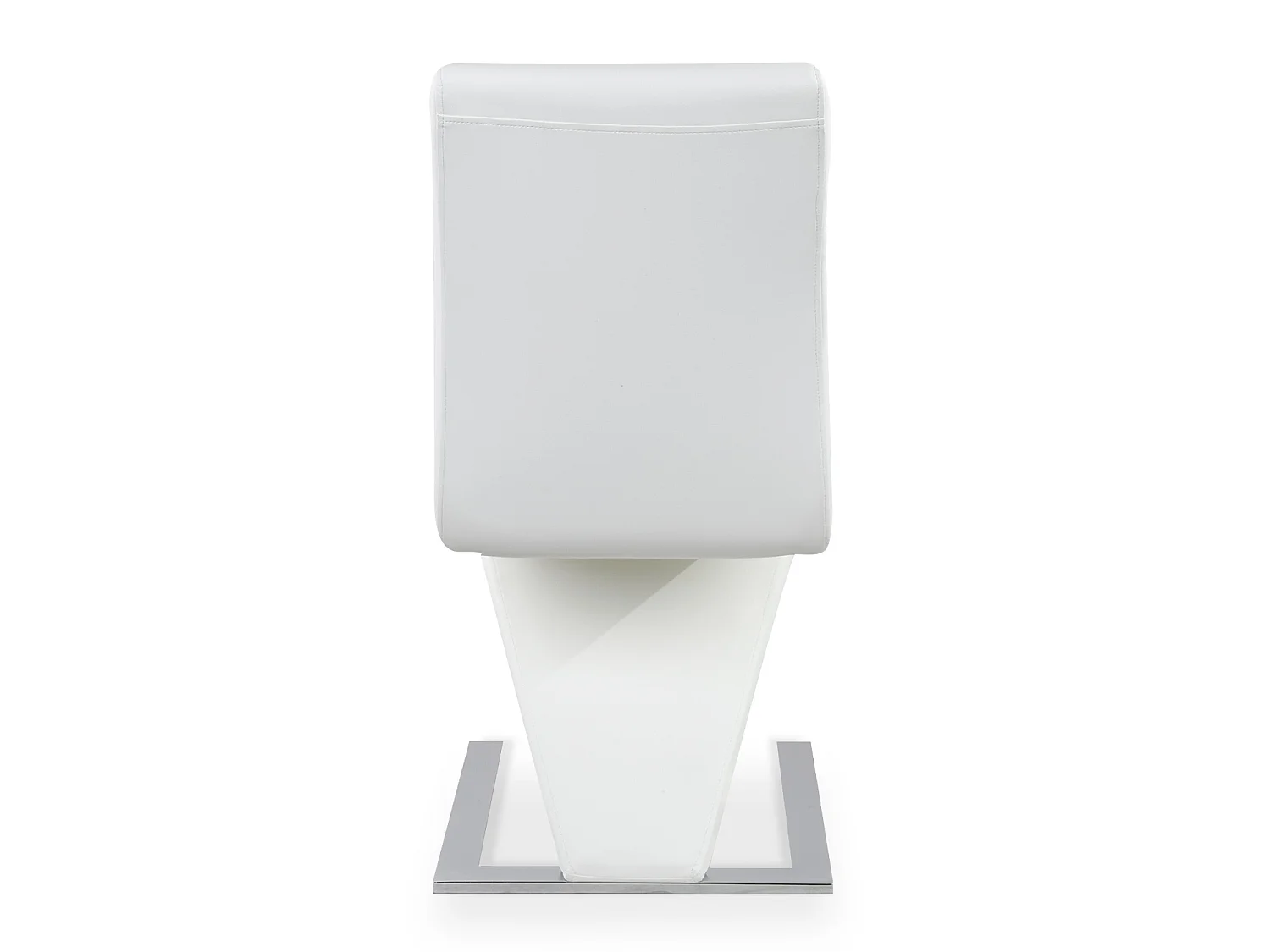 Lot de 2 chaises design Delano Blanc