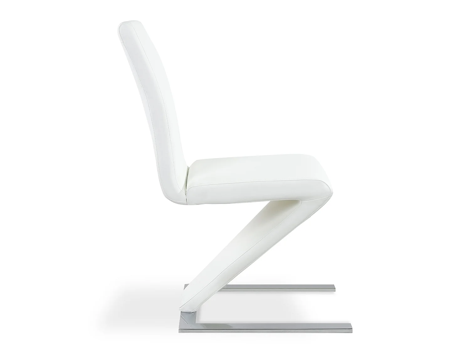 Lot de 6 chaises design Delano Blanc