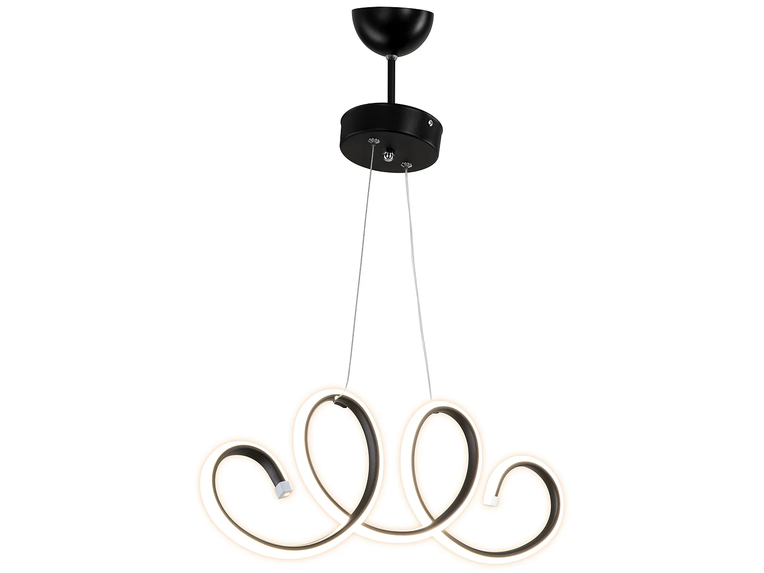 Suspension Durham 67 cm 206 LED noir / blanc [lux.pro]