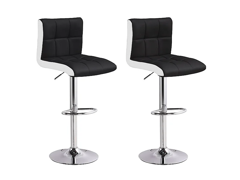 Lot de 2 tabourets de bar Magic Noir