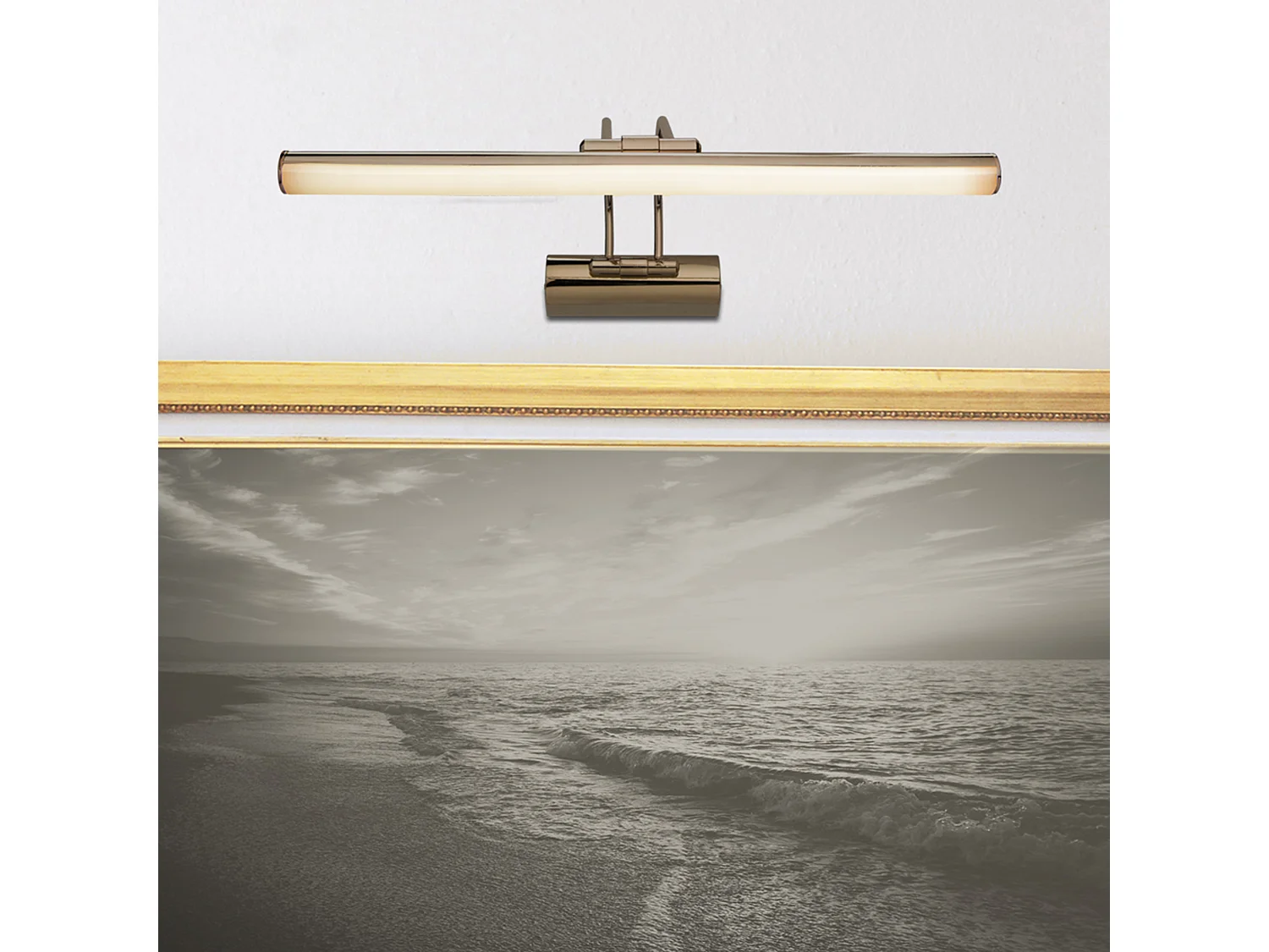 Applique murale Hartlepool en métal 32 LED bronze patiné [lux.pro]