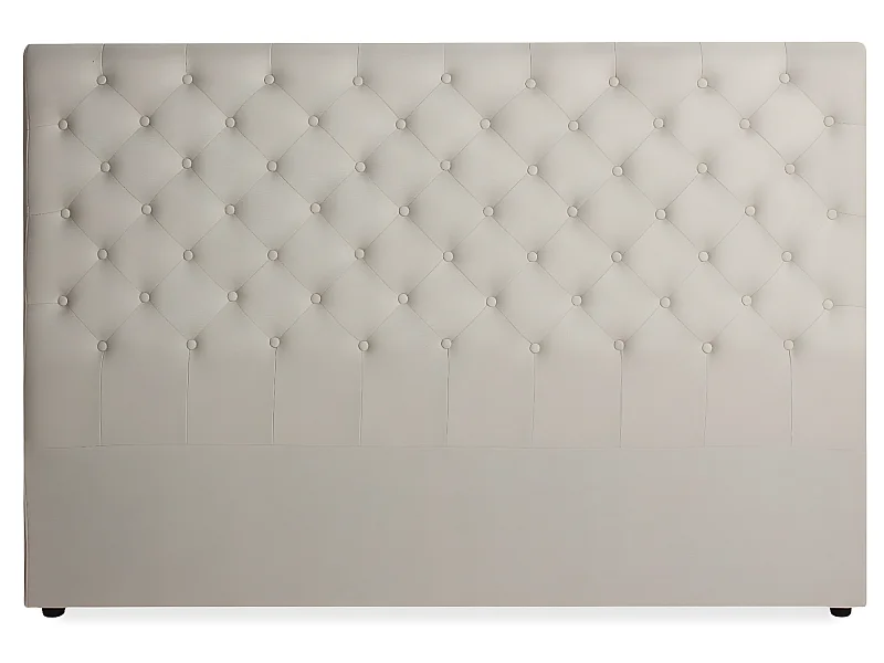 Tête de lit capitonnée Constance 180cm Tissu Beige