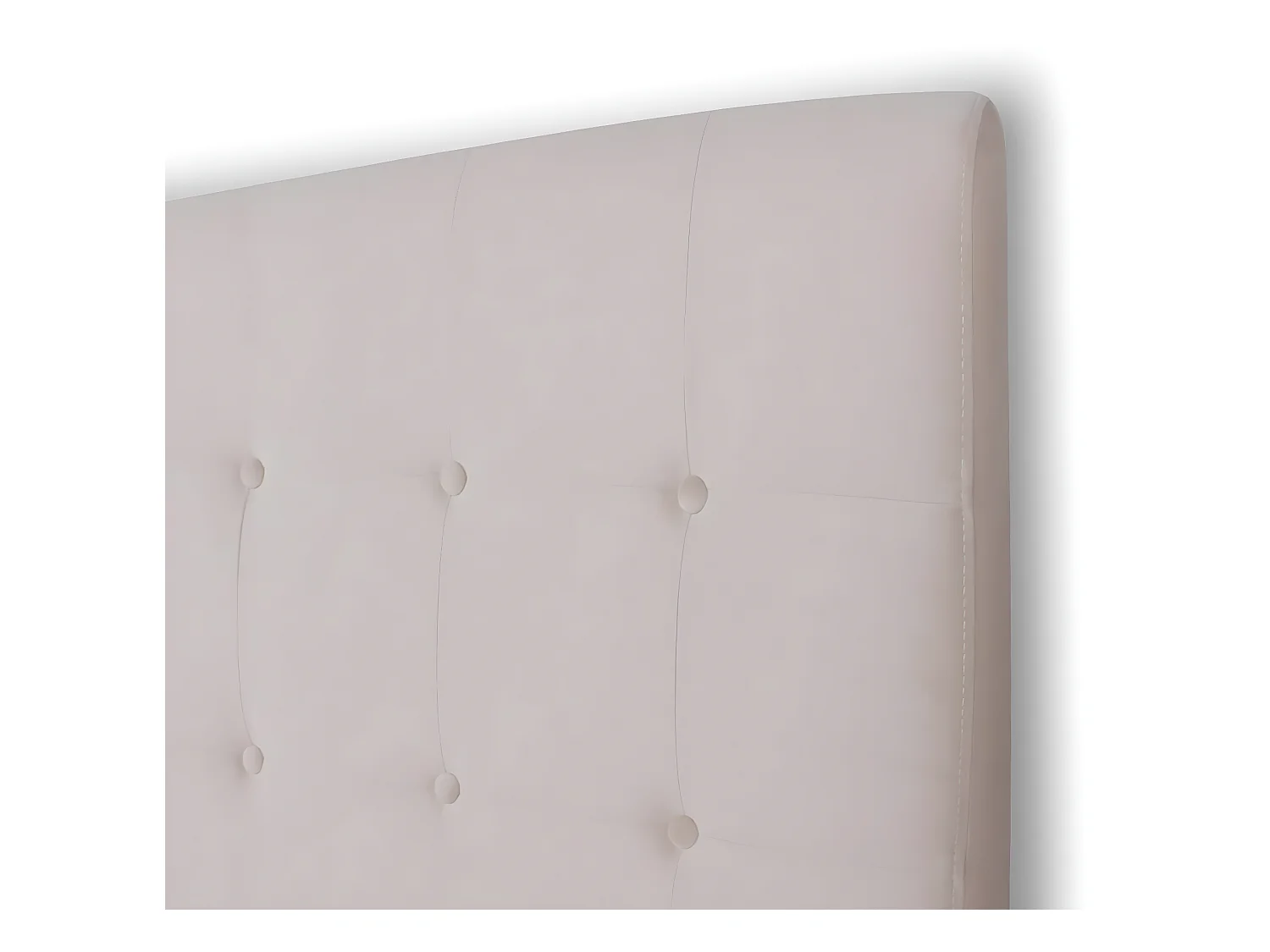 Tête de lit capitonnée Premium Velours 160cm Beige