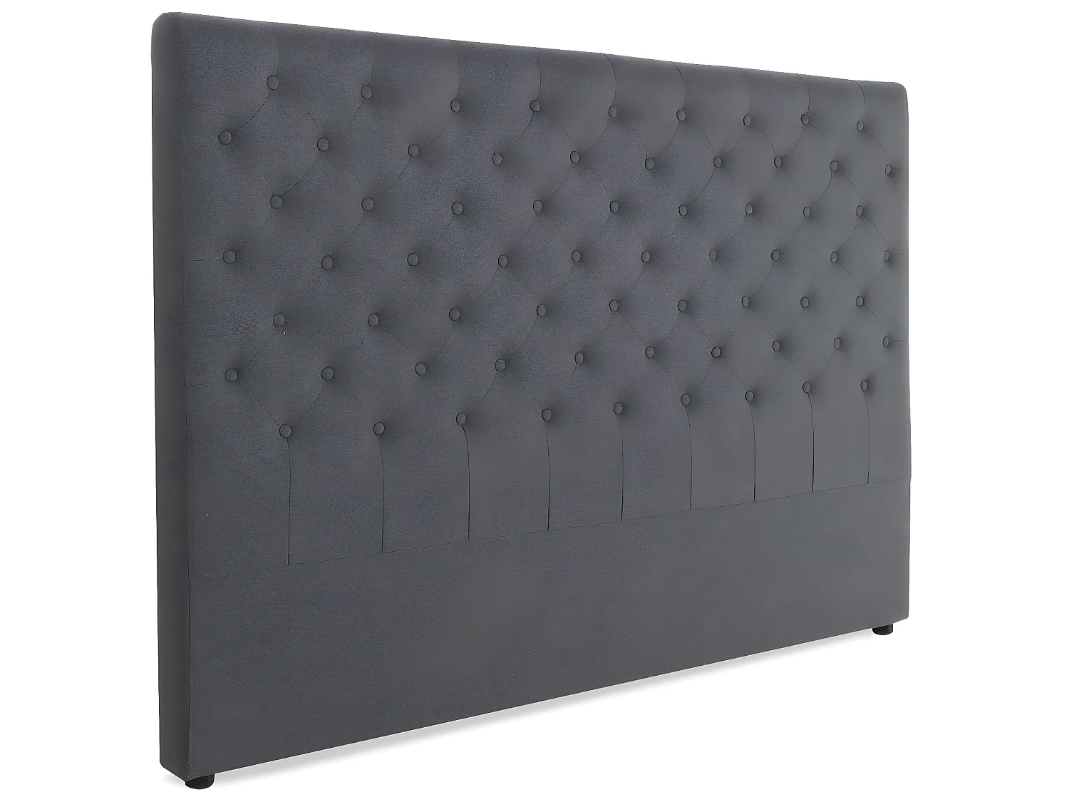 Tête de lit capitonnée Constance 180cm Tissu Gris